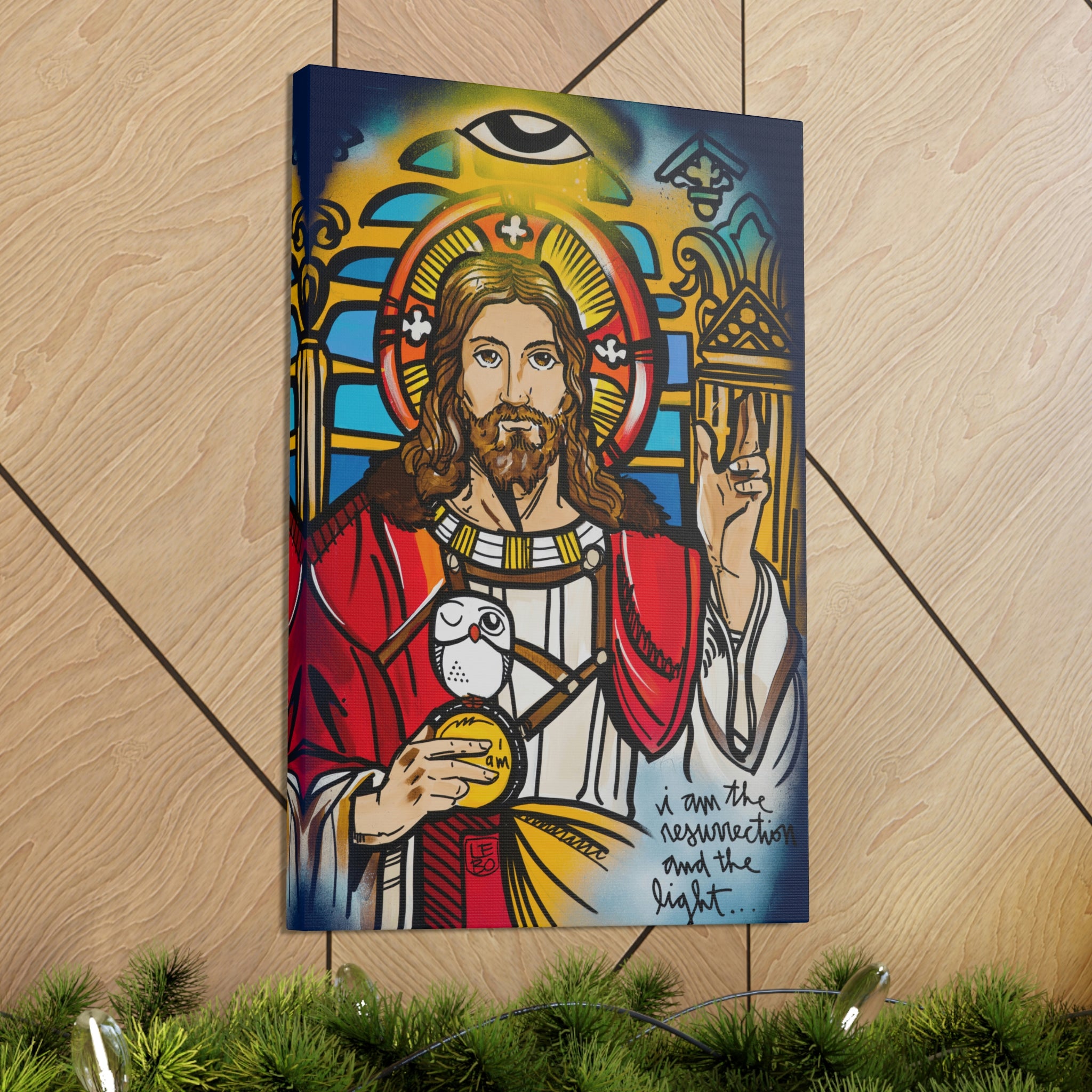 I am the Resurrection, and the Light - Lebo Gallery Wrapped Canvas